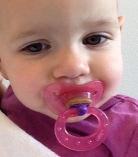 Binkies really do make that thwapping sound if you listen. Think Maggie from the Simpsons.