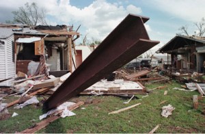 Wreckage. Photo by FEMA.