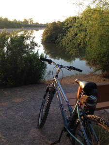 A short break to admire the view.