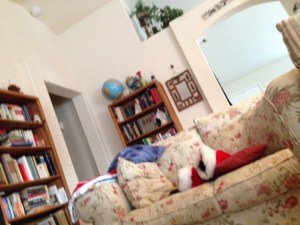 Santa left his hat on the couch and the world is slipping.